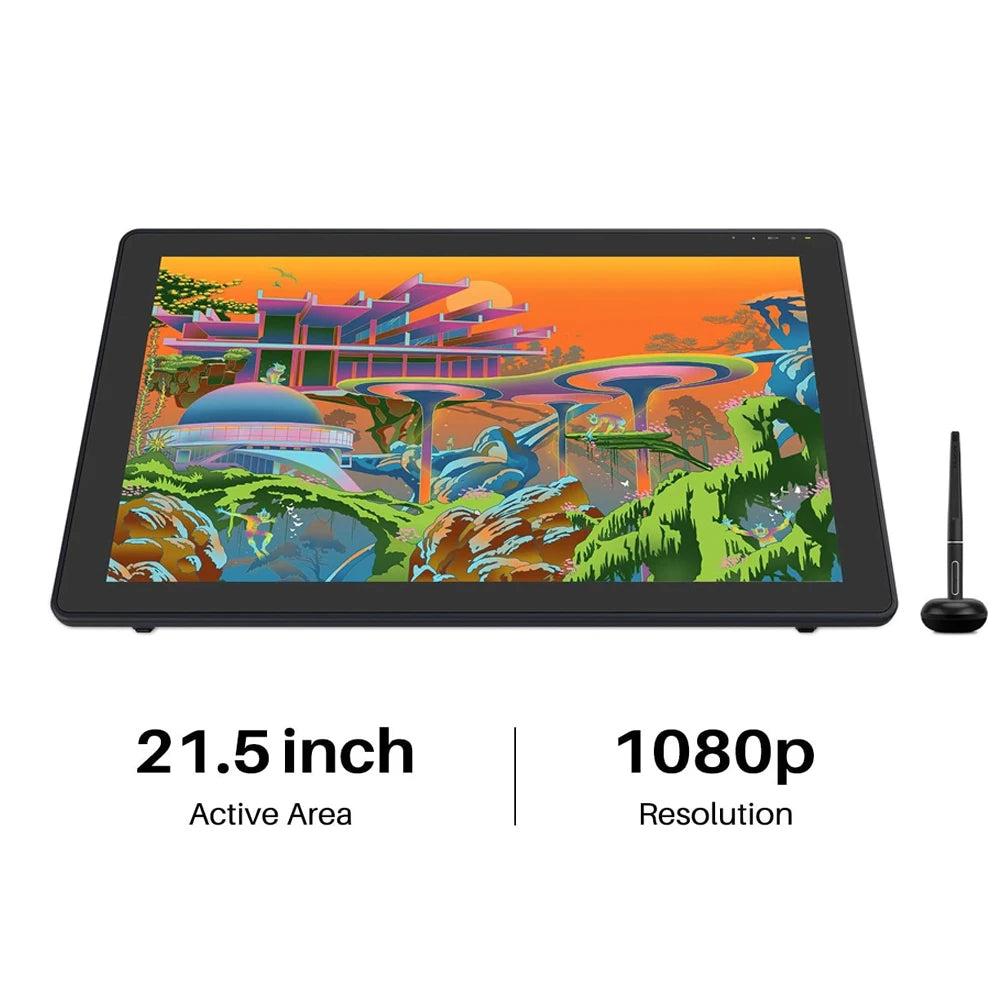 Huion Kamvas 22 Graphic Tablet Monitor With 120 Percent sRGB