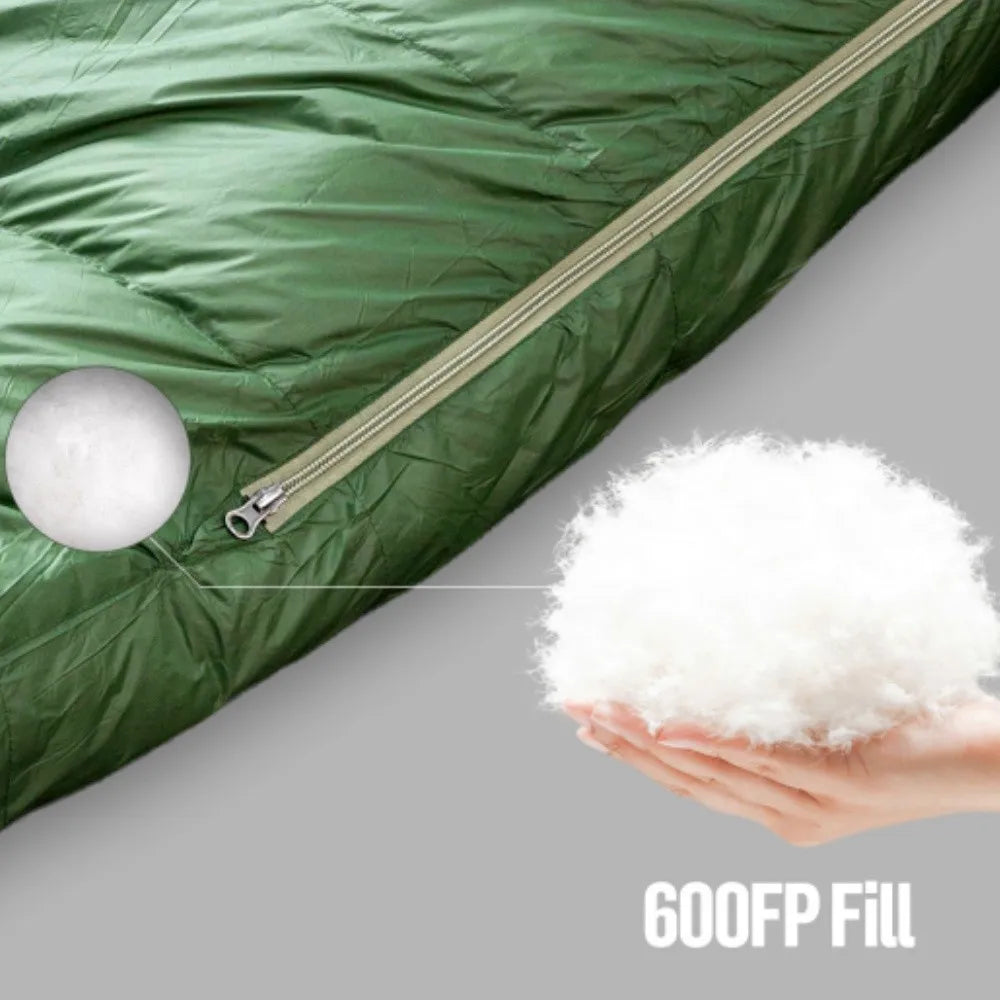 Night Cat Ultralight Duck Down Sleeping Bag For Outdoor Camping