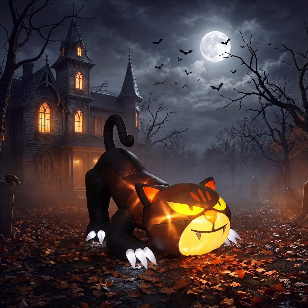 HiMISS Halloween Inflatable Outdoor Decoration With LED Lights