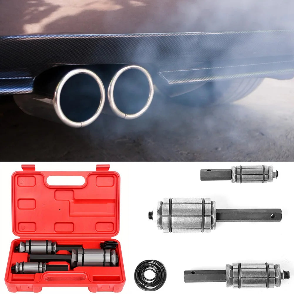 VODOOL Car Exhaust Muffler Tail Pipe Expander Kit Set