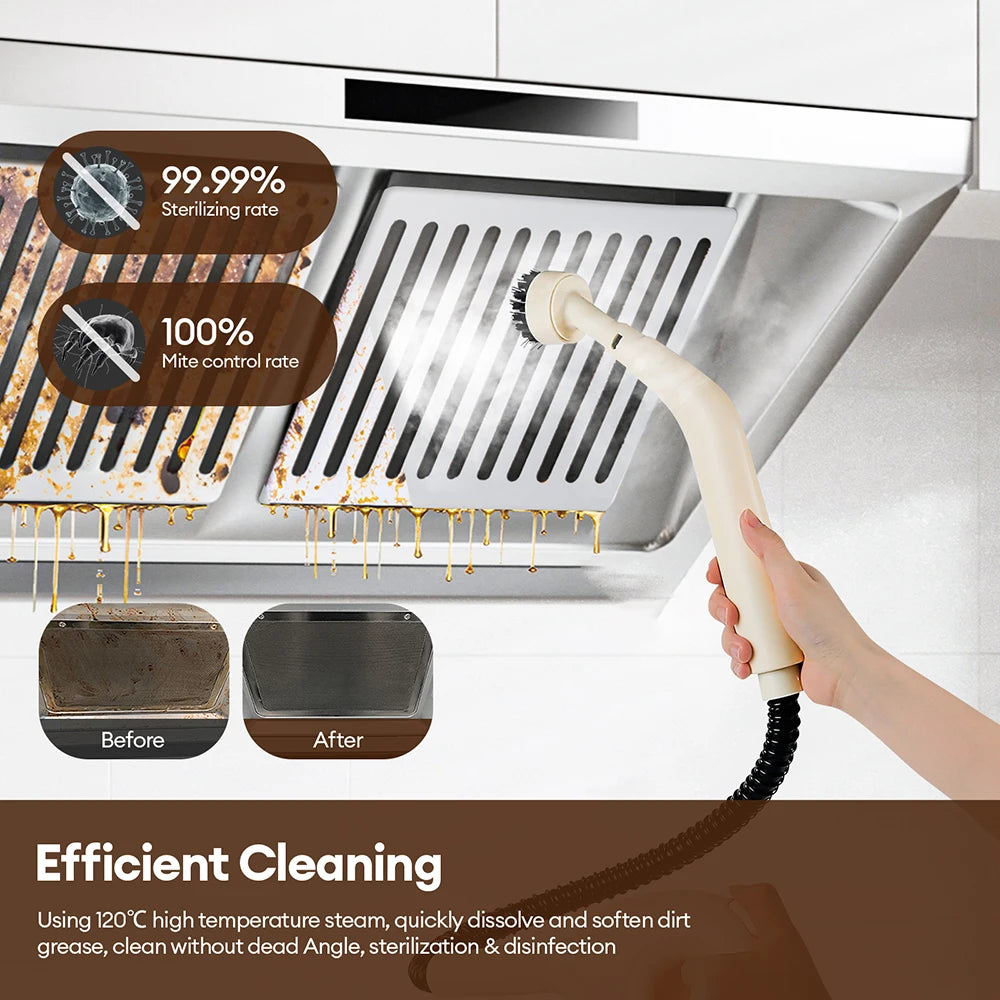 Obecilc 1200W Handheld High Pressure Portable Steam Cleaner