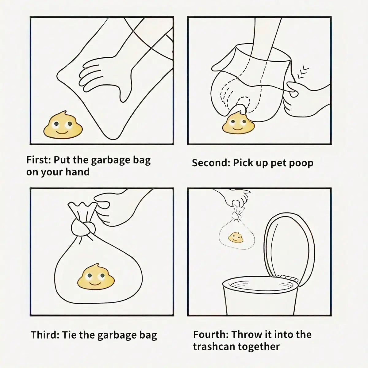 Leak-Proof Thick Dog Poop Bags, 180 Count Cats and Dogs