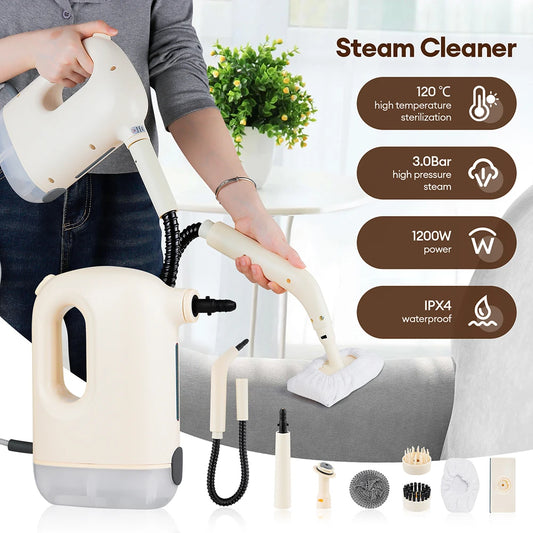 Obecilc 1200W Handheld High Pressure Portable Steam Cleaner