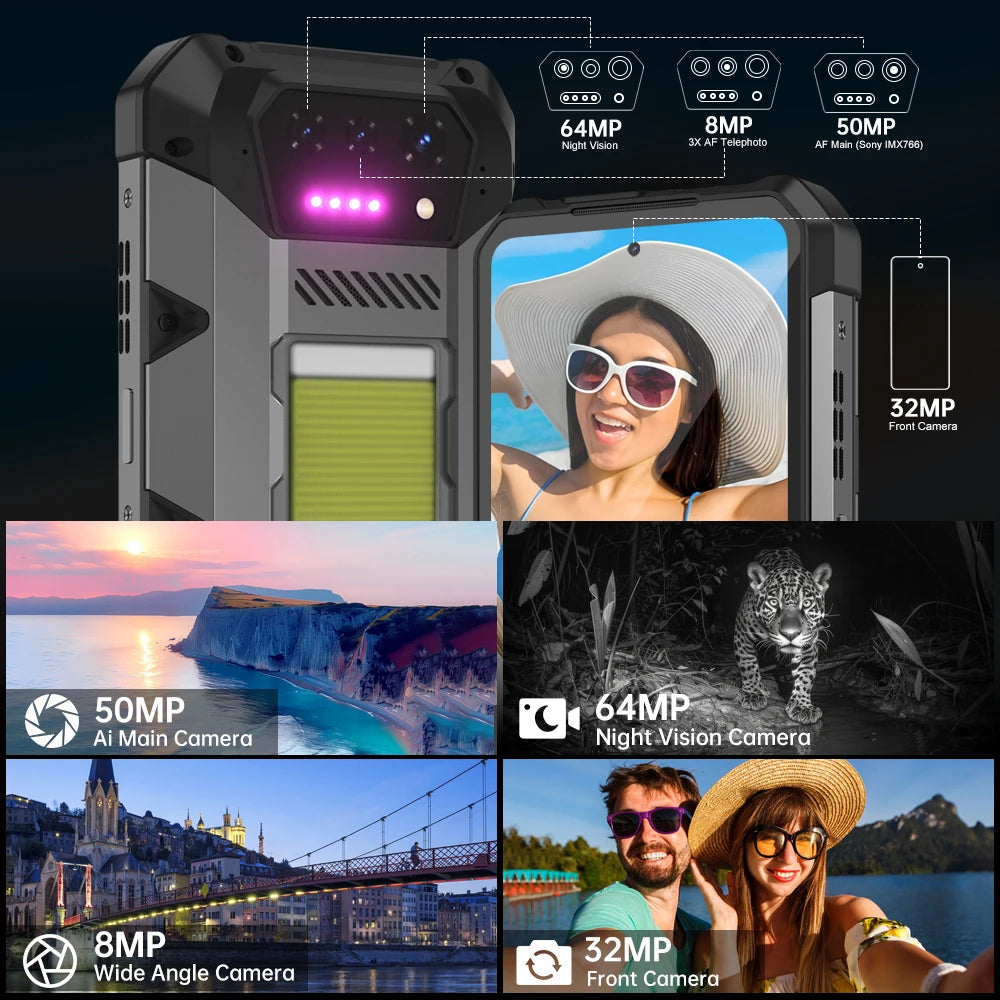 Unihertz Hike 8849 Smartphone With 23800mAh Battery And 120W Fast Charge