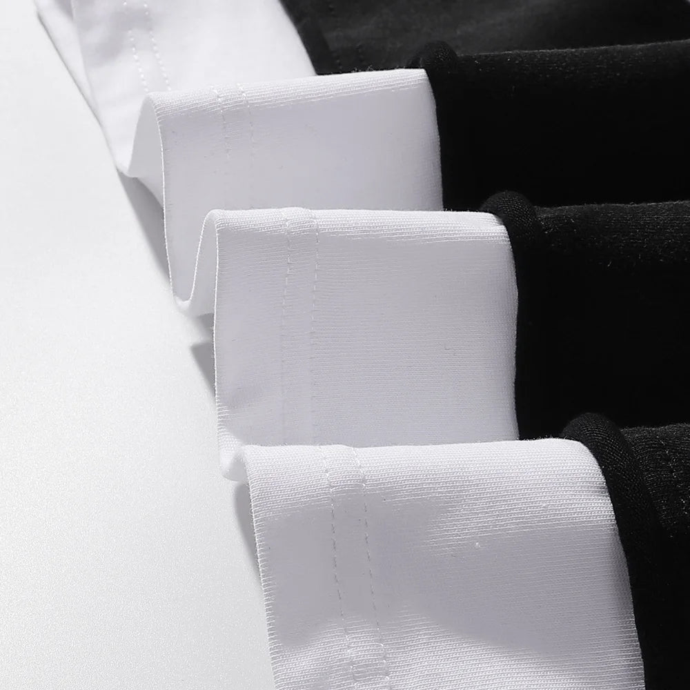 American Style Cotton Crew Neck Summer T Shirt Men Women