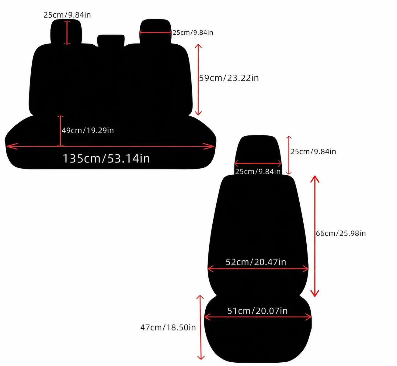 Premium Universal PU Leather Car Seat Covers For Chevrolet