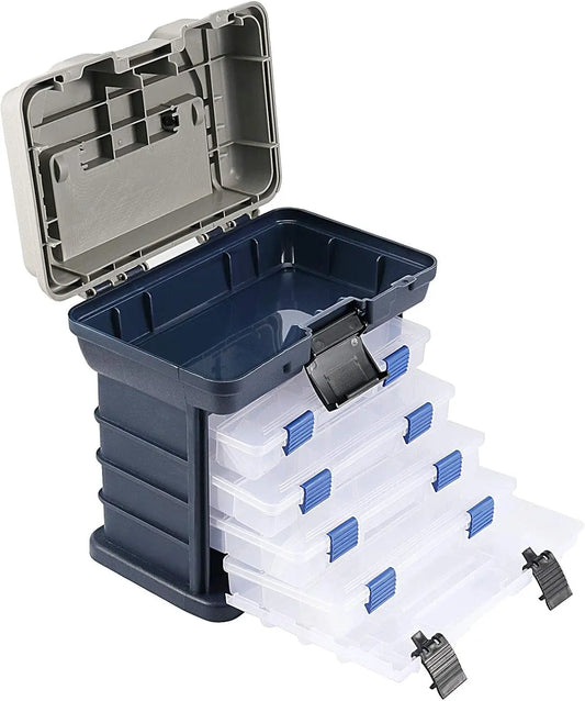 Zoe Fishing Tackle Box Kit With Pliers And Lure Storage