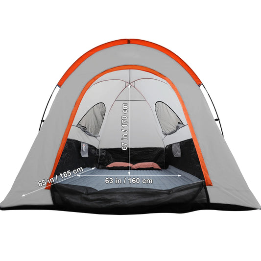 SucceBuy Waterproof Pickup Truck Bed Tent With Rainfly