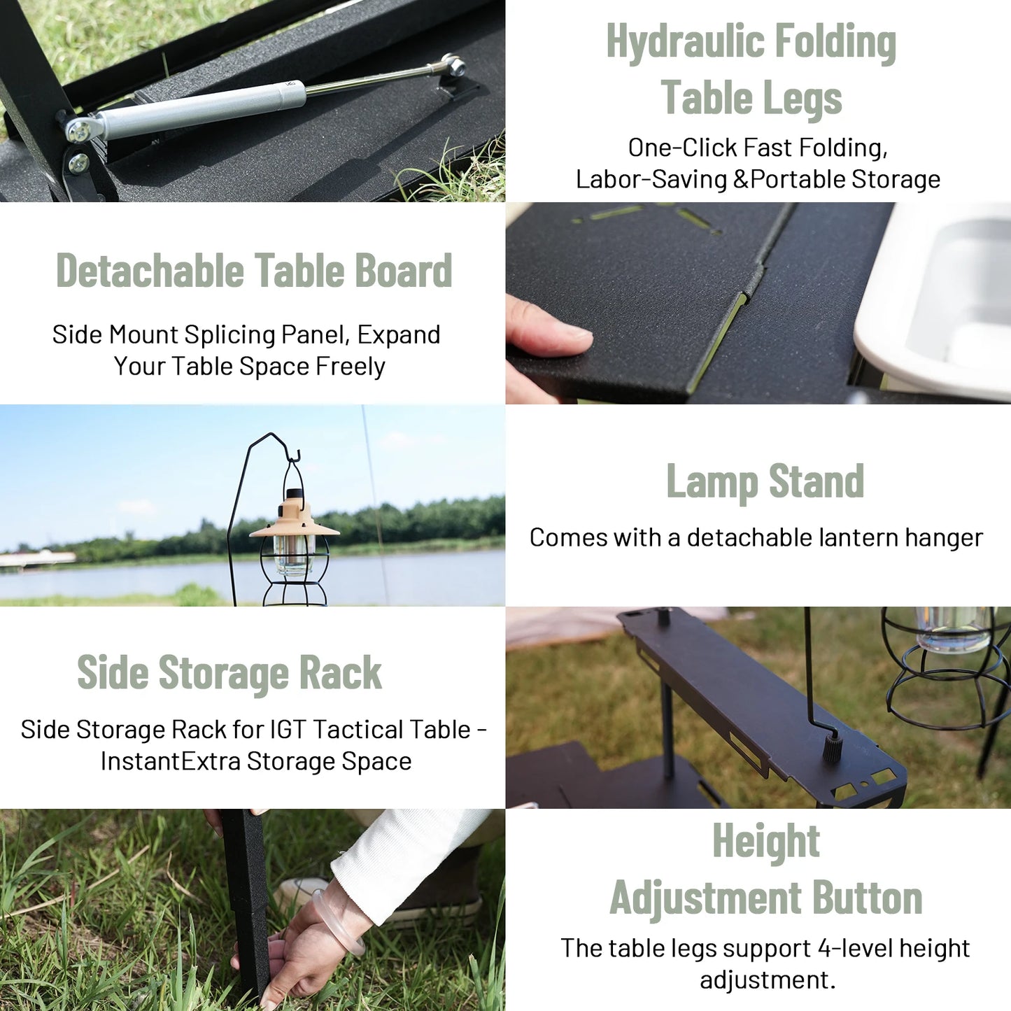 Pakicetus Lightweight Portable Folding Camping Outdoor Table