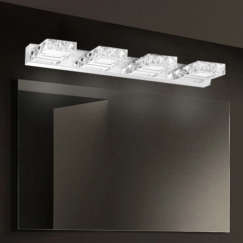 Bymaocar LED Bathroom Mirror Light Fixture Wall Mounted Makeup Lamp