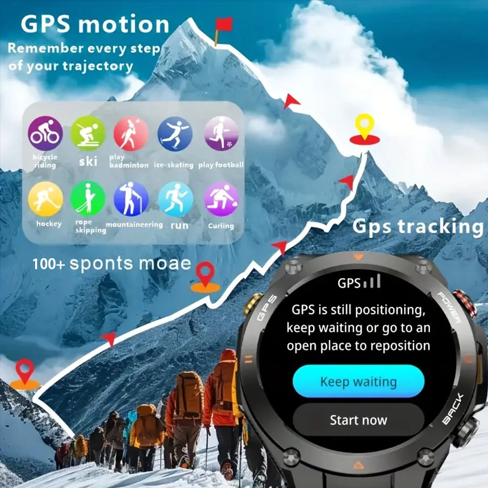 Senbono GPS Smartwatch Built In GPS Bluetooth Phone Call 1ATM Water Resistant