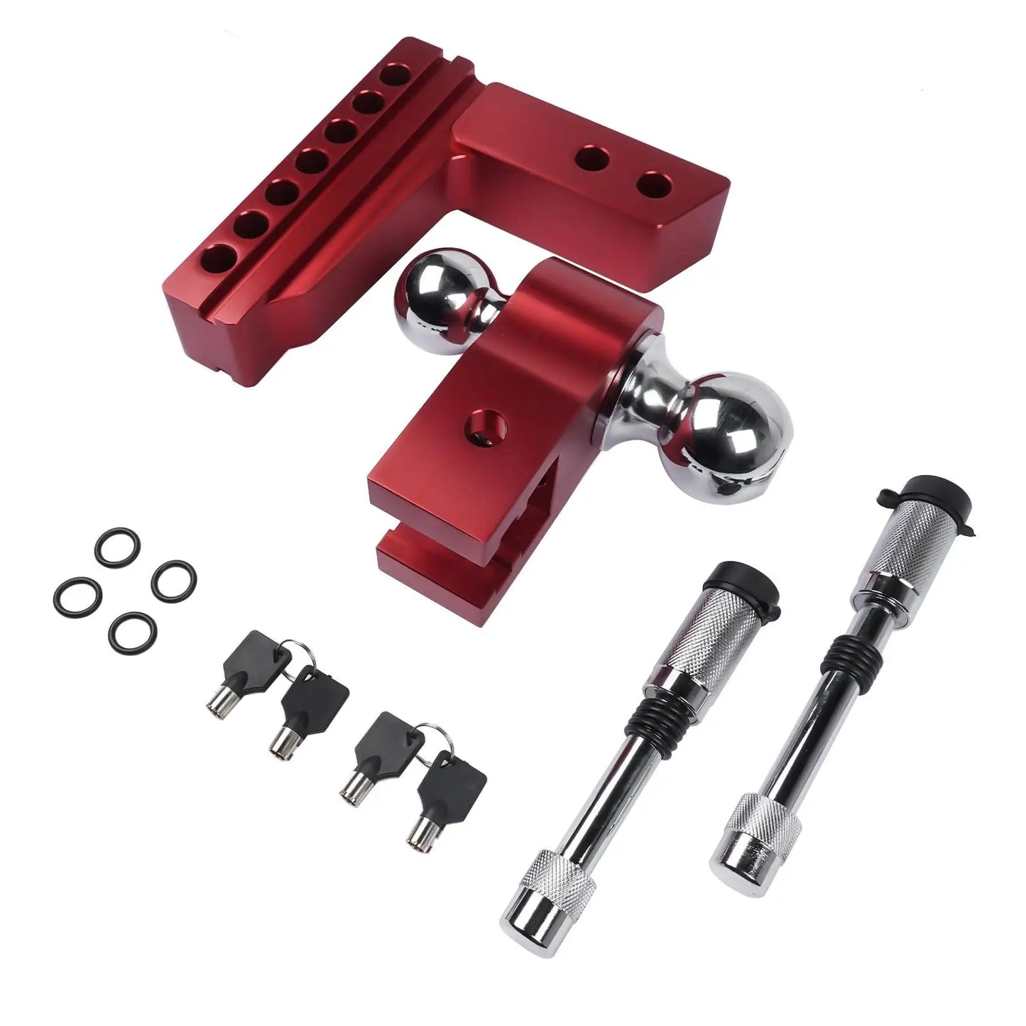 AP03 Adjustable Trailer Hitch With Anti Theft Locks Dual Mount