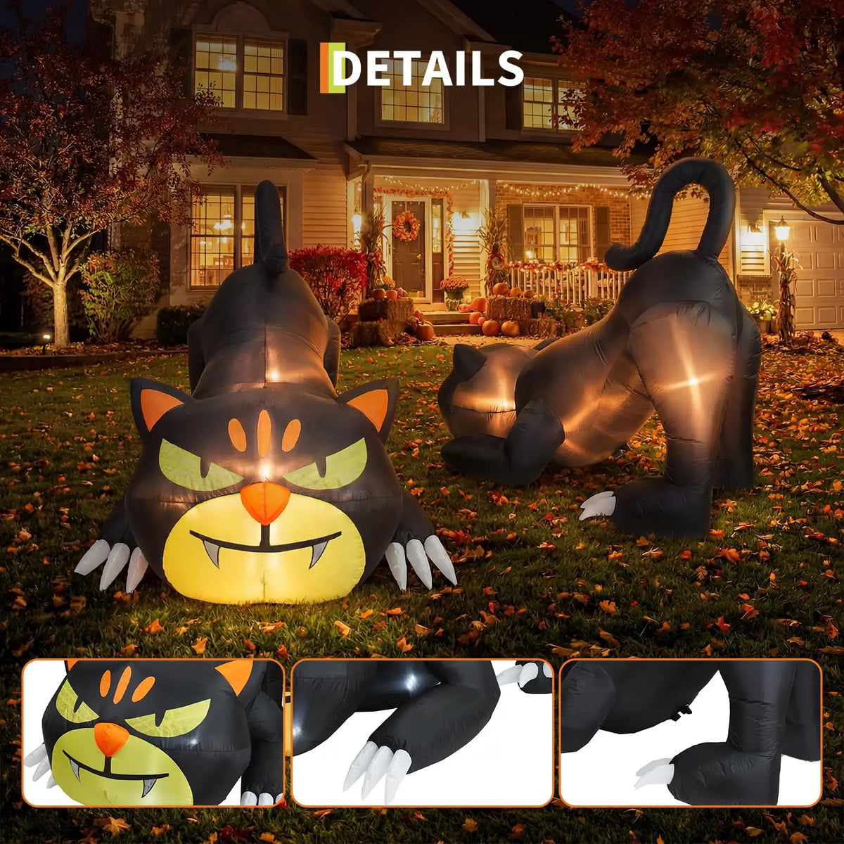 HiMISS Halloween Inflatable Outdoor Decoration With LED Lights
