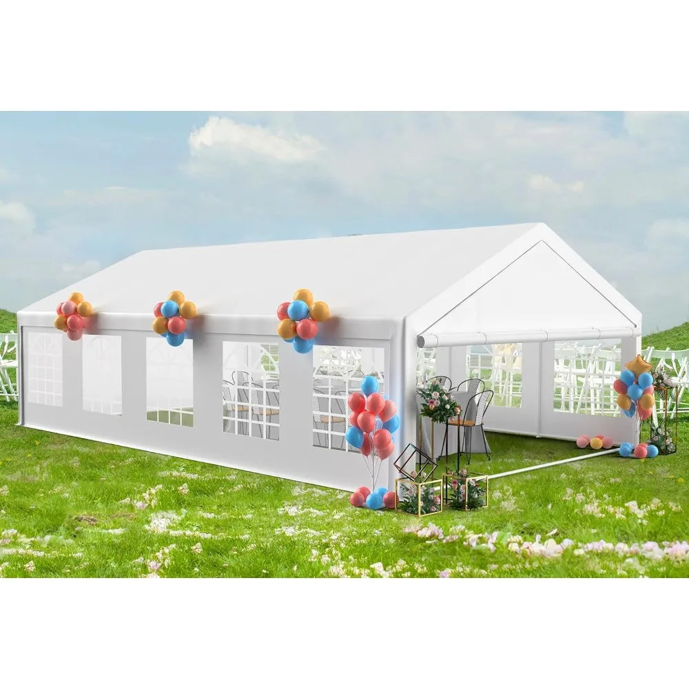 Party Tent Heavy Duty Wedding Shelter With Removable Sidewalls