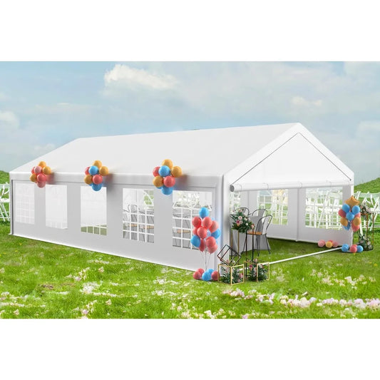 Party Tent Heavy Duty Wedding Shelter With Removable Sidewalls