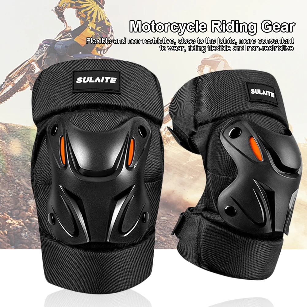 APWIKOGER Motocross Knee Pads Adjustable Shockproof Off Road Protector