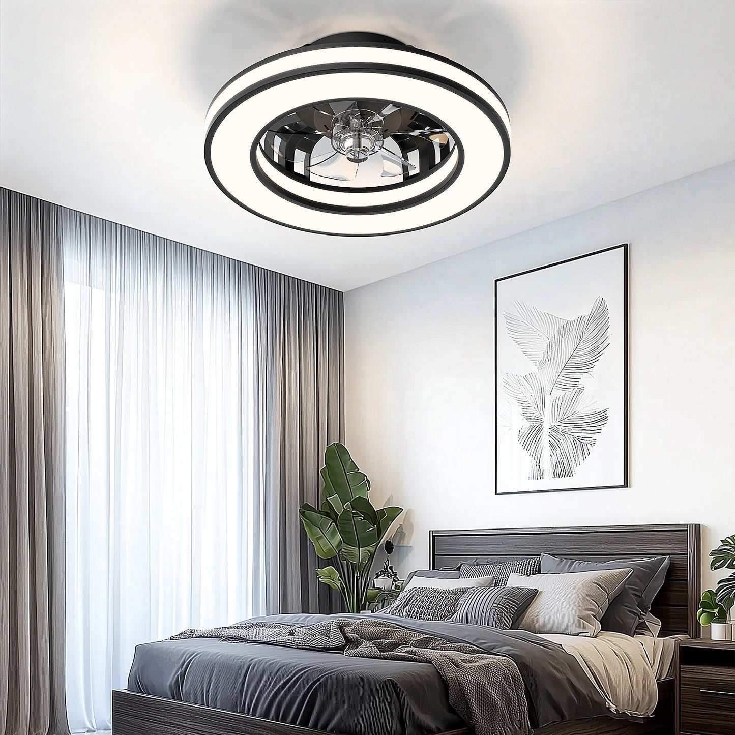 Stanbow Ceiling Fan With Remote Control And Dimmable Light