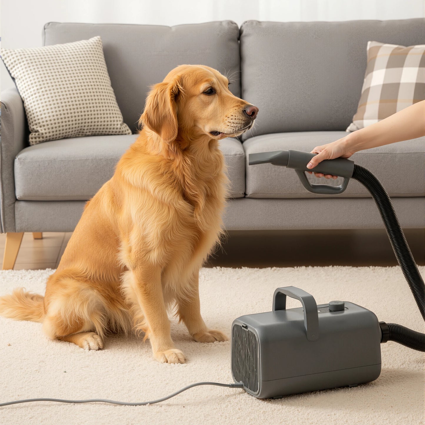 JHK Pet Blow Dryer Grooming Vacuum Kit With Multiple Nozzles