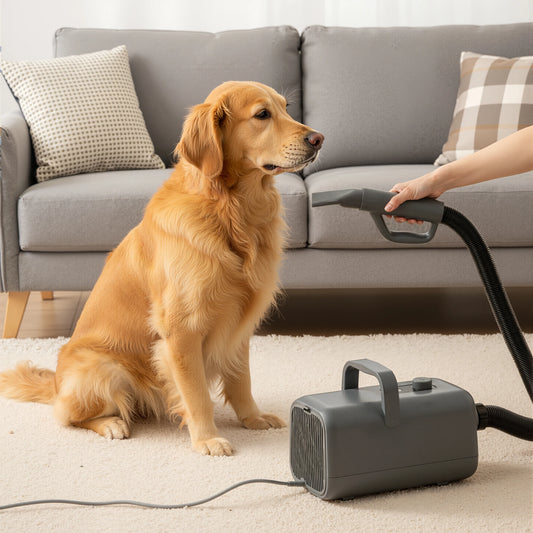 JHK Pet Blow Dryer Grooming Vacuum Kit With Multiple Nozzles