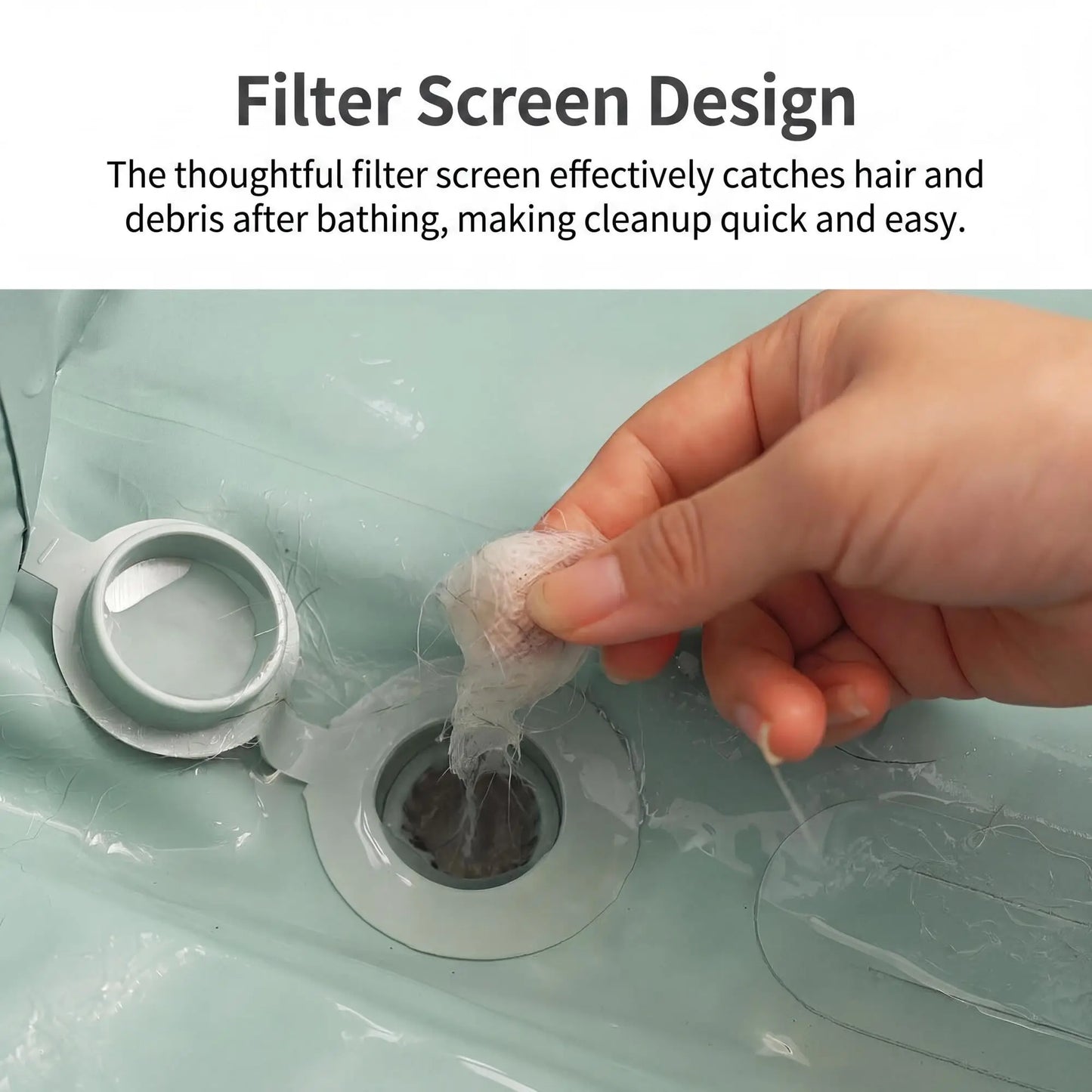 HiMISS Foldable Dog Bath Tub For Small And Medium Dogs