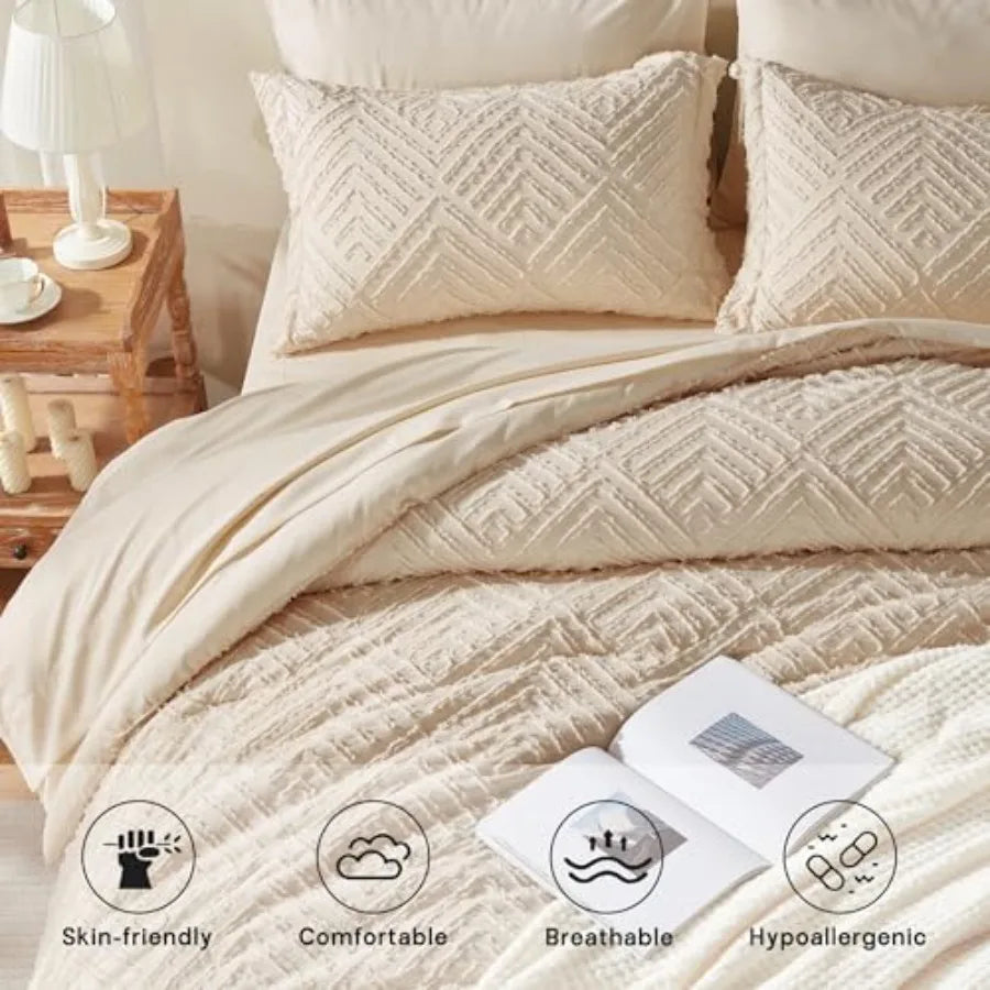 Boho All Season Comforter Bed In A Bag With Sheets