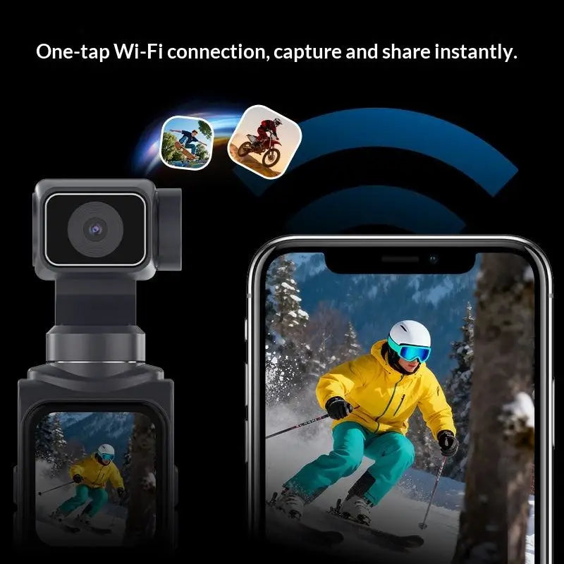 4K UHD Action Camera With WiFi And Smart Tracking Vlog