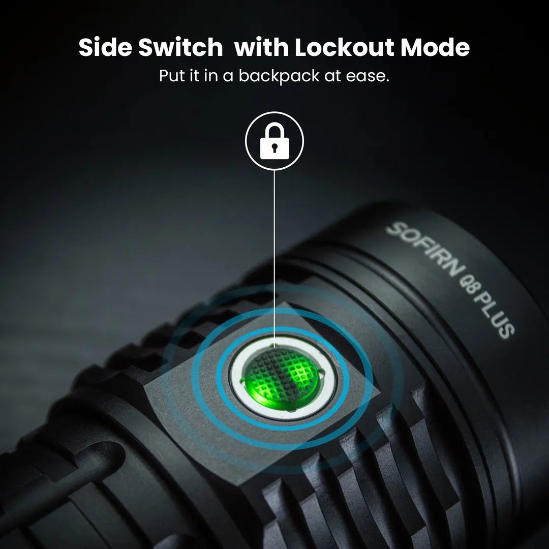 Sofirn Q8 Plus XHP50B LED Flashlight 16000lm Rechargeable Torch