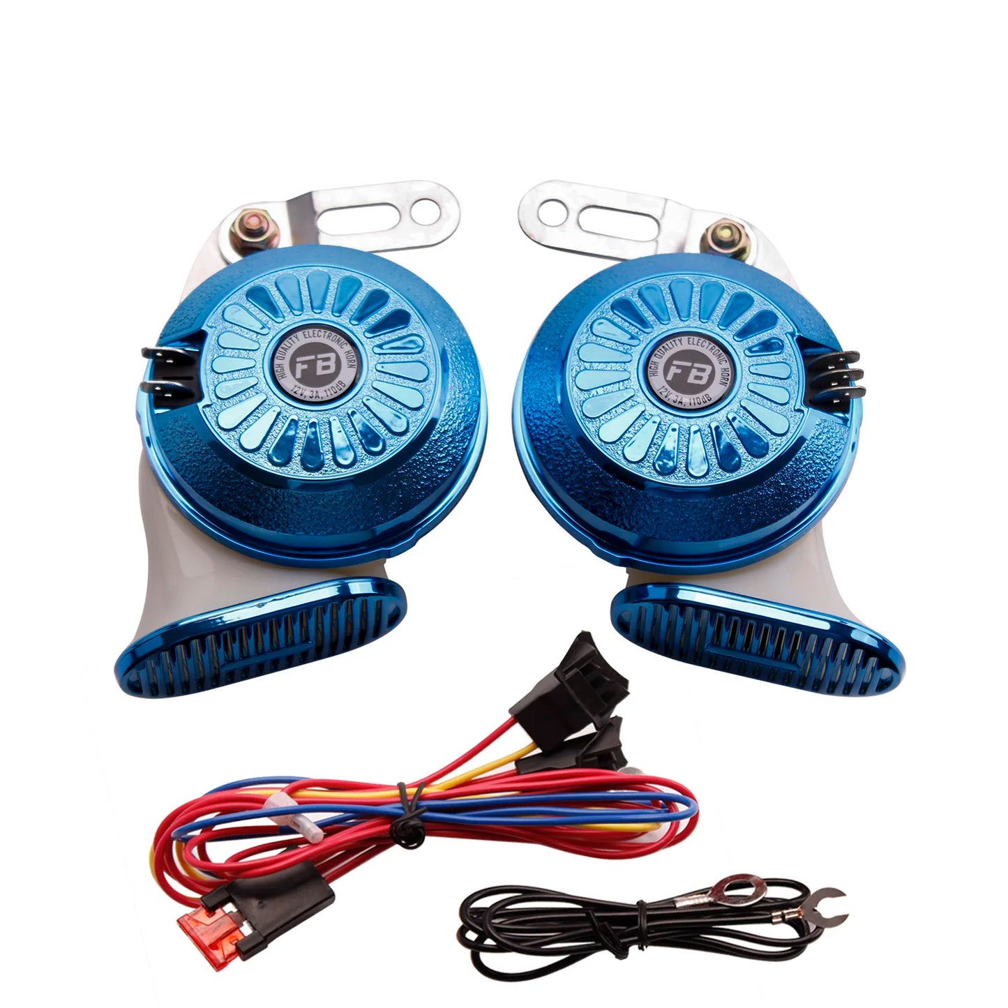 FARBIN 120dB Snail Three Tone Air Horn Kit