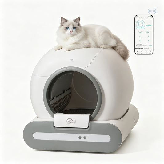 DOEL Smart Self Cleaning Cat Litter Box App Controlled