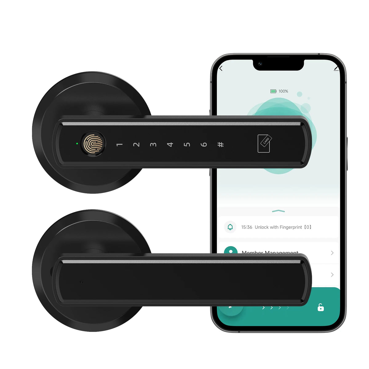 Viladepot Smart Lock With Fingerprint And Digital Passcode