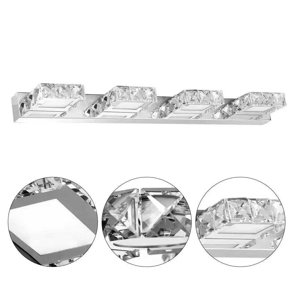 Bymaocar LED Bathroom Mirror Light Fixture Wall Mounted Makeup Lamp