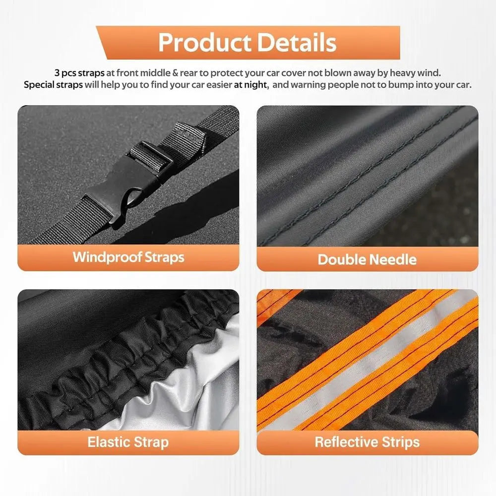 Universal All Weather Waterproof Polyester Car Cover