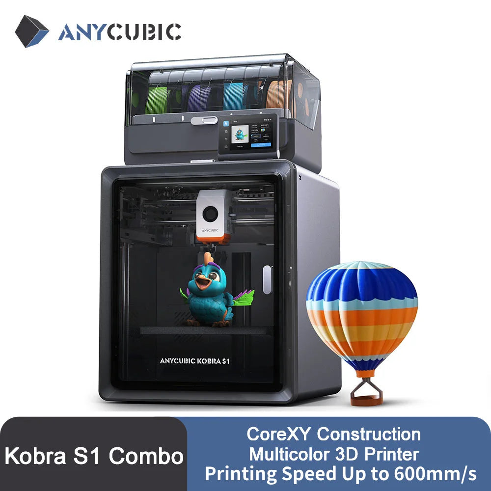Anycubic Kobra S1 Combo 3D Printer Auto Leveling CoreXY