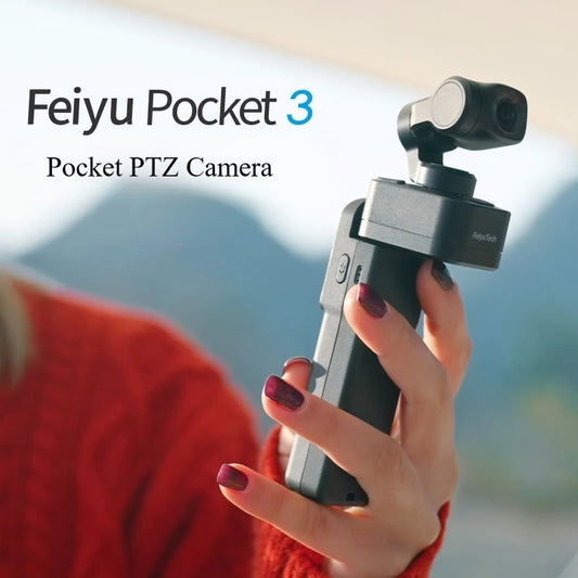 TECHTACK Pocket Gimbal Camera With 4K Handheld Multi Scene Stability