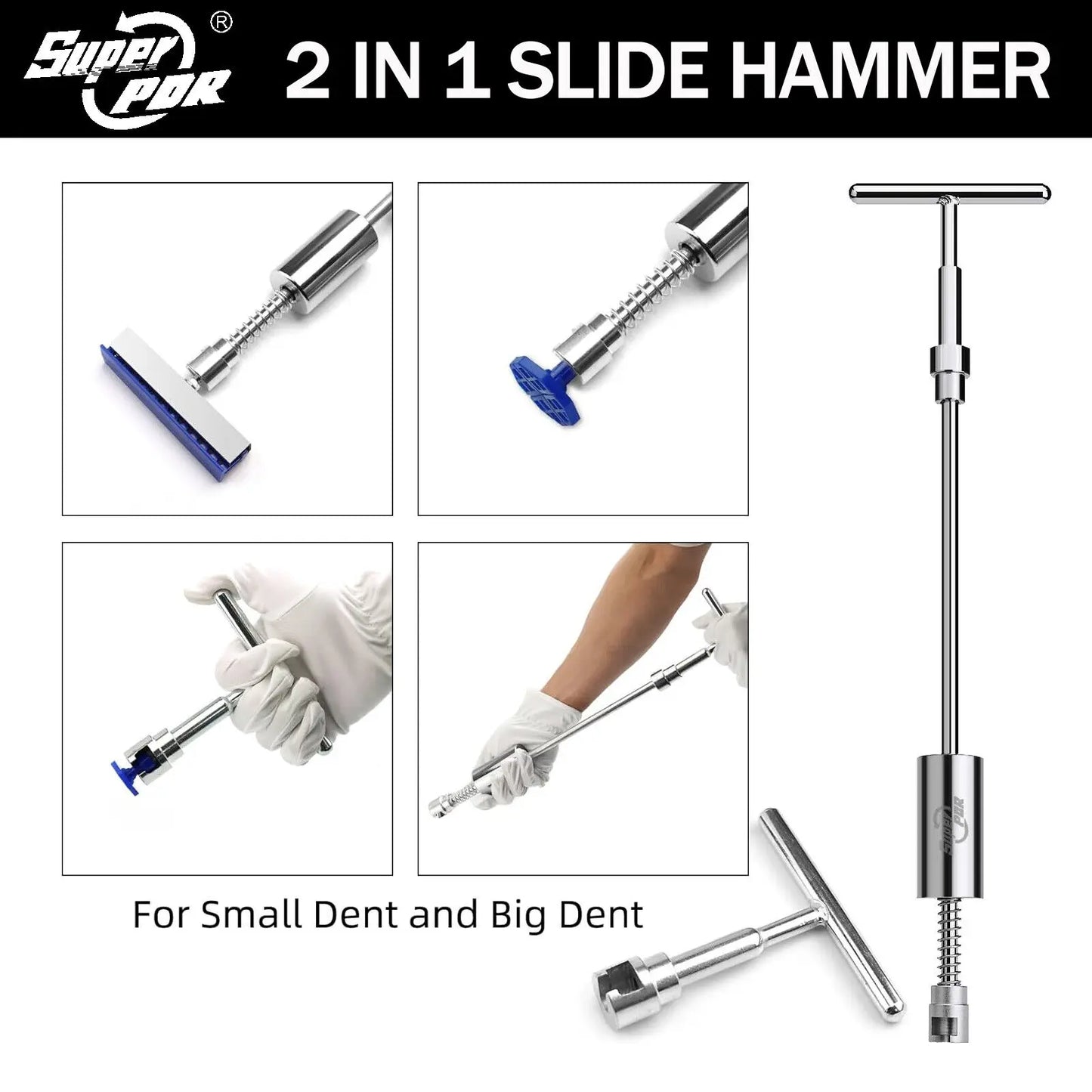 PDR Paintless Dent Removal Tool And Garage Repair Kit