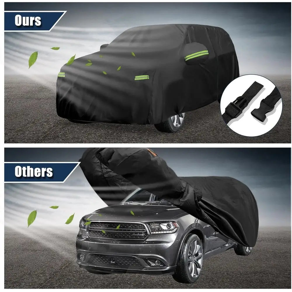 Outdoor All Weather Car Cover With Zipper And UV Protection