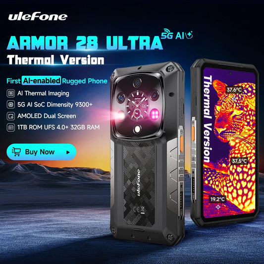 ULEFONE Armor 28 Ultra 5G Rugged Smartphone AI Thermal