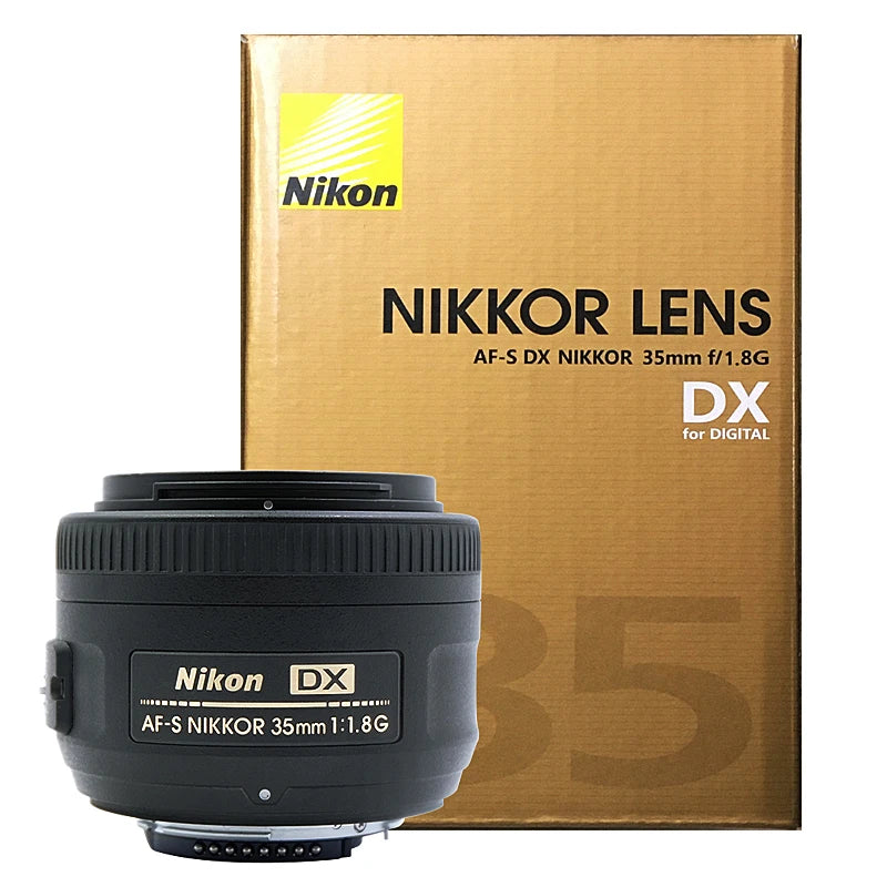 Nikon AFS DX Nikkor 35mm F1.8G Autofocus Lens For Portraits