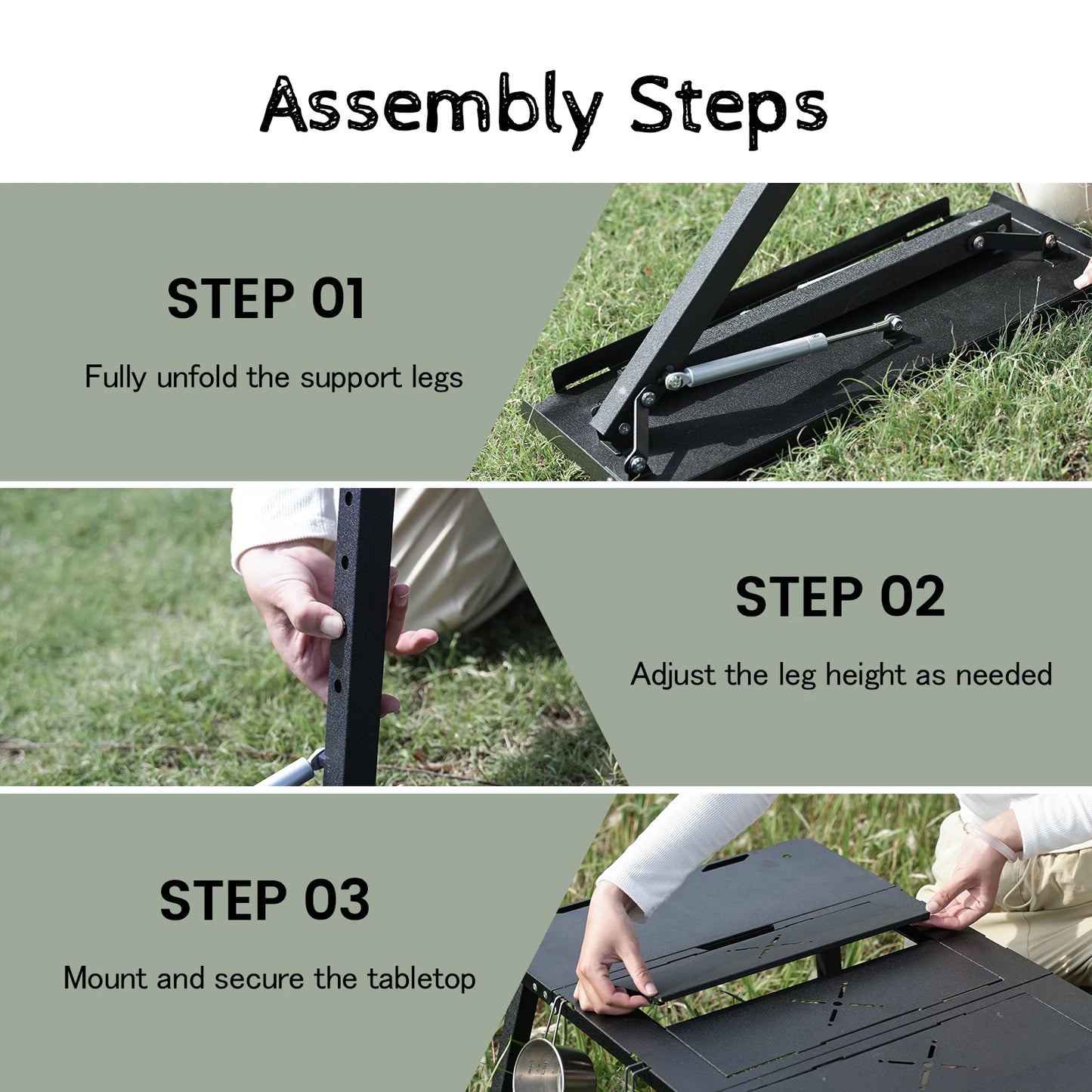 Pakicetus Lightweight Portable Folding Camping Outdoor Table