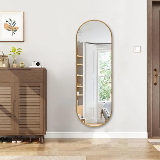 Wall Mounted Mirror With Metal Frame UltraClear ExplosionProof Glass