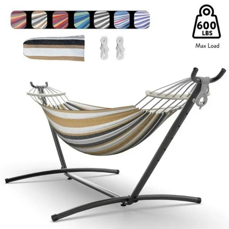 GYROOR Adjustable Hammock Stand 600lb Capacity With Storage Bag