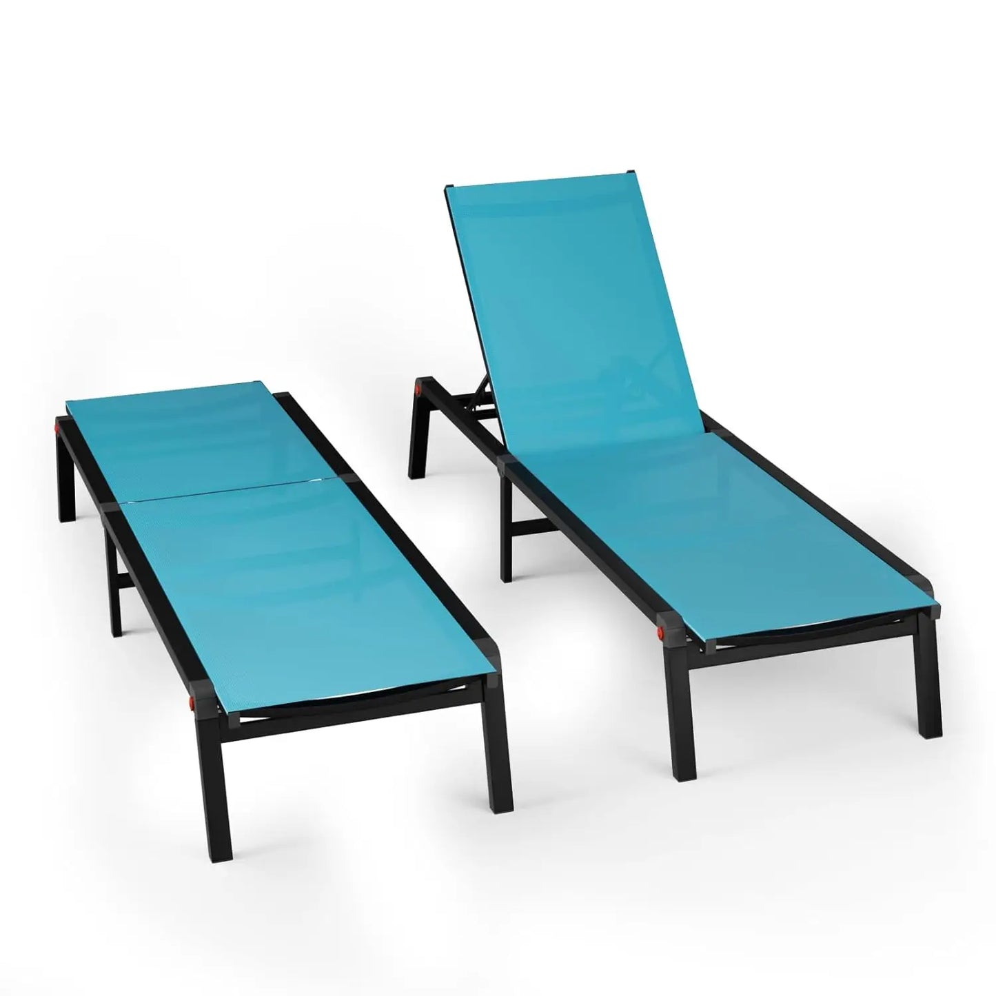 Guangbai Adjustable Aluminum Chaise Lounge Chair Outdoor Deck
