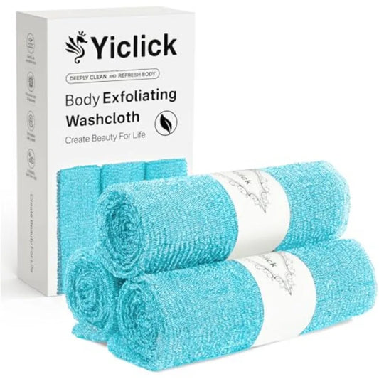 Exfoliating Washcloth Towel Body Exfoliation Back Scrubber Shower