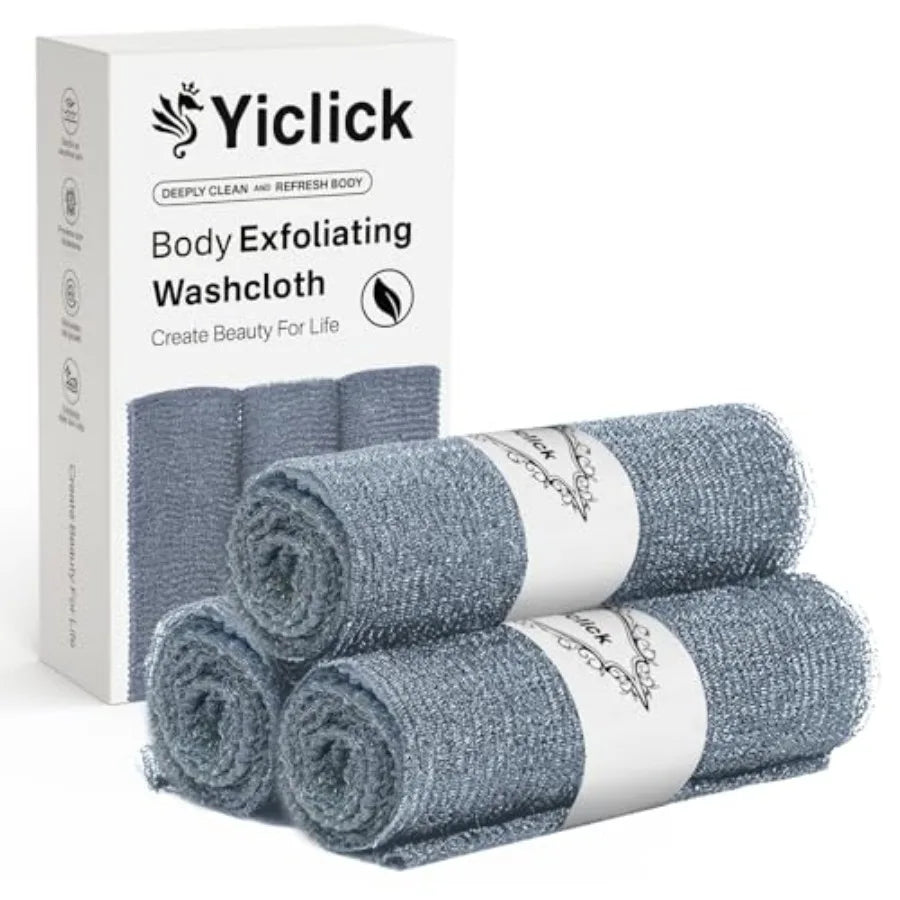 Japanese Exfoliating Washcloth For Body Exfoliation And Back Scrubber