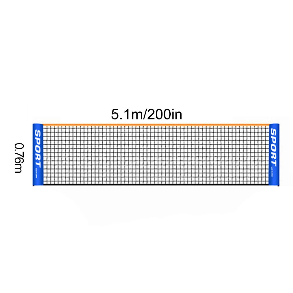 Professional Badminton Volleyball Tennis Net Set For Indoor Outdoor Training