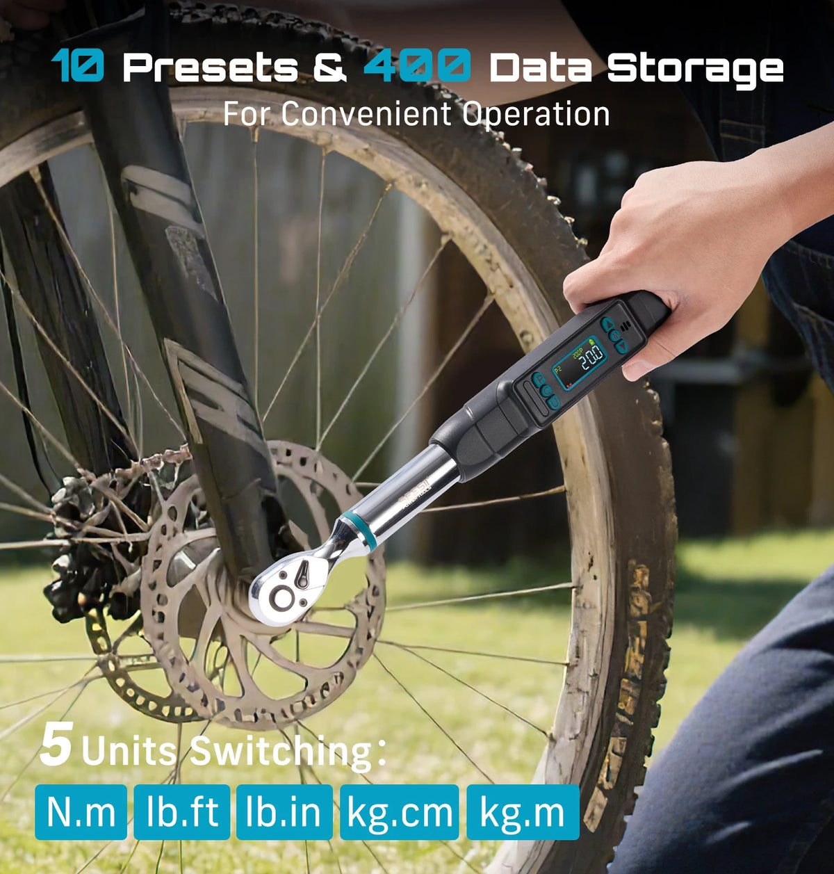 Seesii Digital Torque Wrench Featuring Memory Storage And Precision