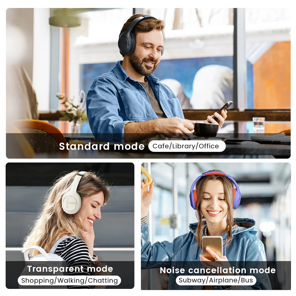 Haylou S35 Bluetooth ANC Wireless Headphones With 60 Hour Playtime