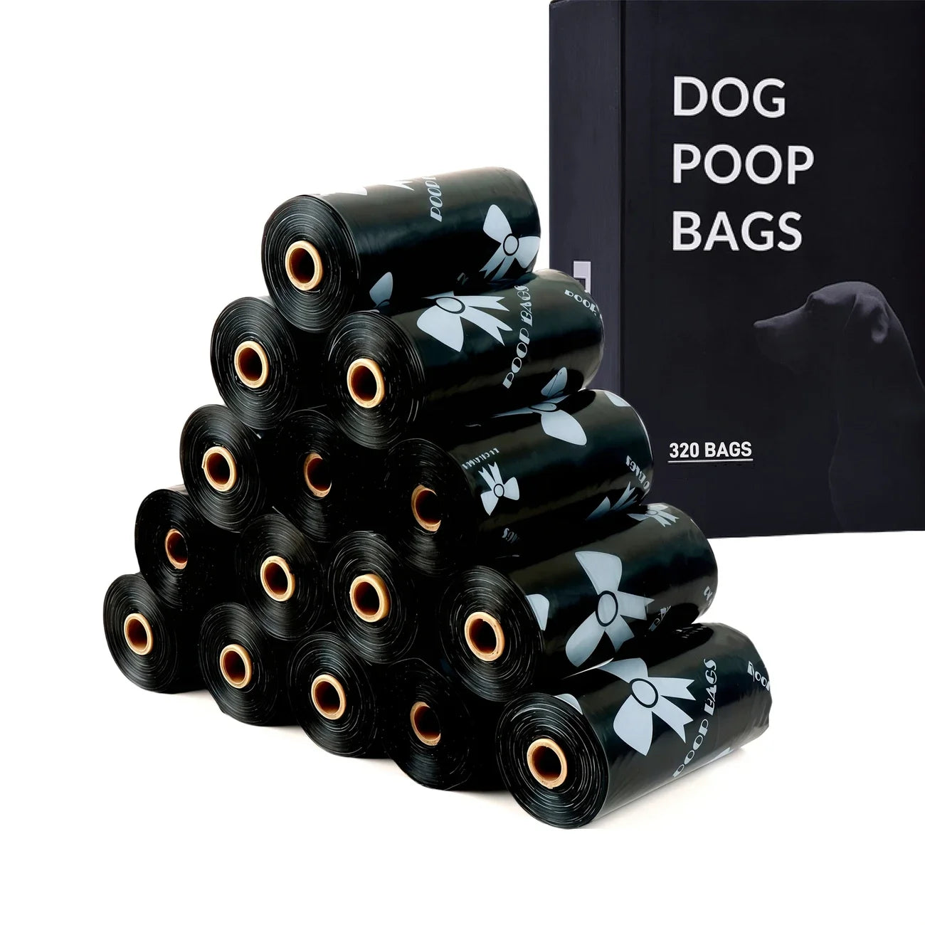 Leak-Proof Thick Dog Poop Bags, 180 Count Cats and Dogs