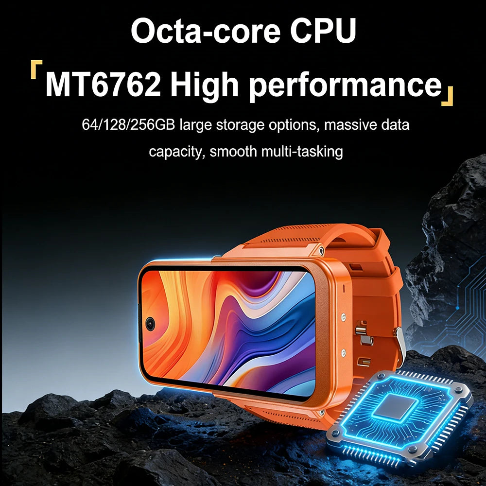 PG999 Android 12 4G Smartwatch Detachable Screen Dual SIM GPS