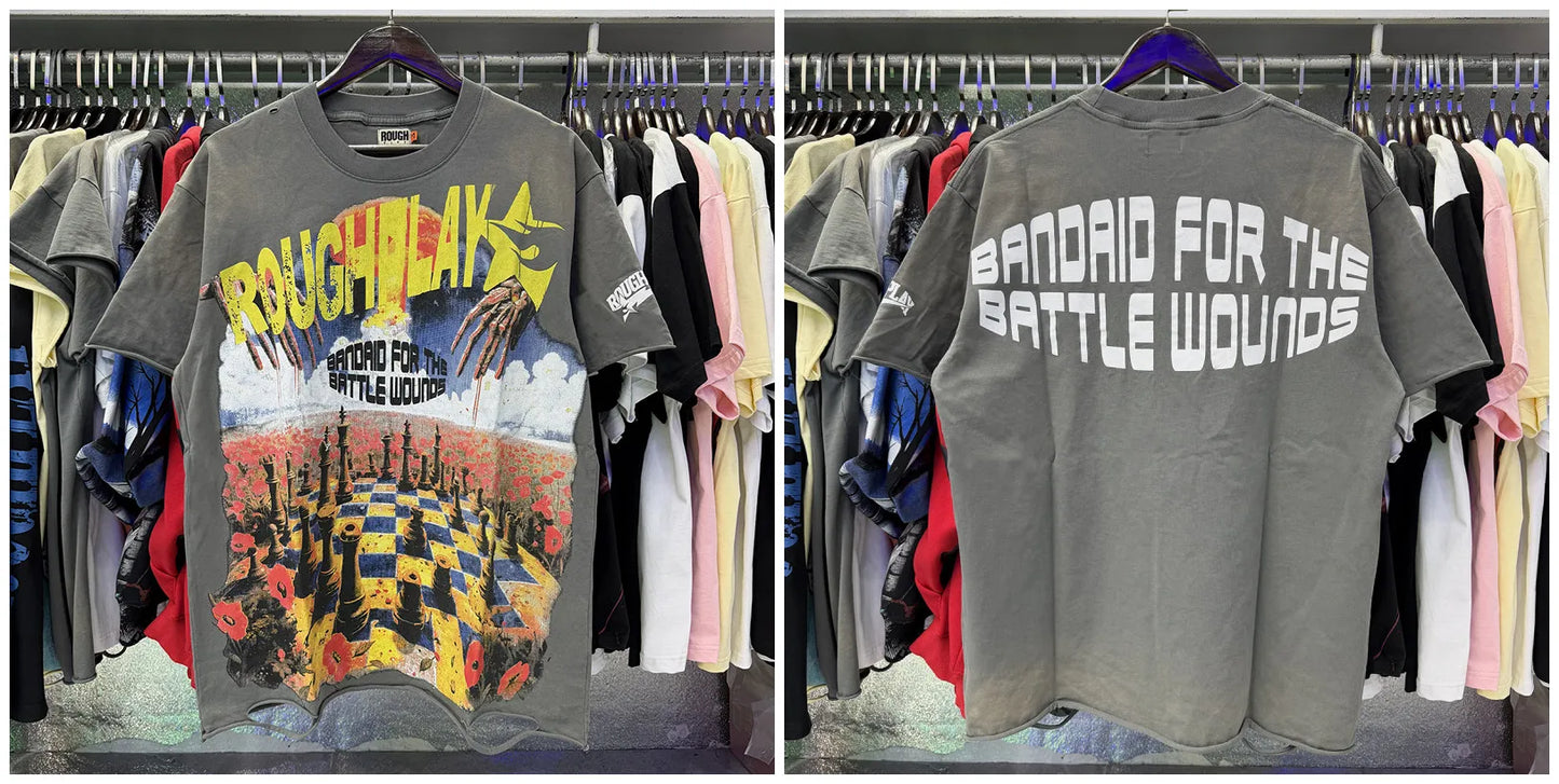 American Style Cotton Crew Neck Summer T Shirt Men Women